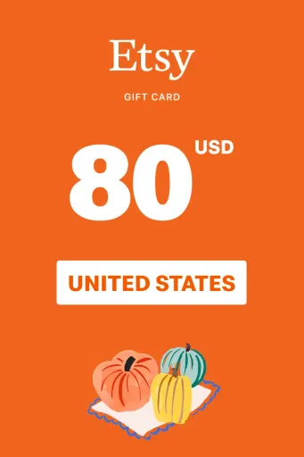 Etsy 80 USD Gift Card (United States) - Digital Key