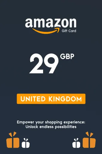 Amazon 29 GBP Gift Card (United Kingdom) - Digital Key