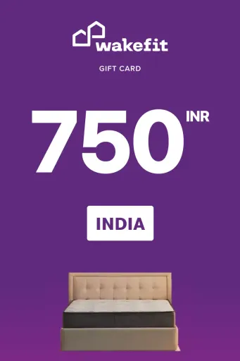 Product Image - Wakefit 750 INR Gift Card (India) - Digital Key