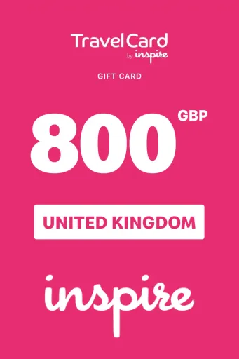 TravelCard by Inspire 800 GBP Gift Card (United Kingdom) - Digital Key