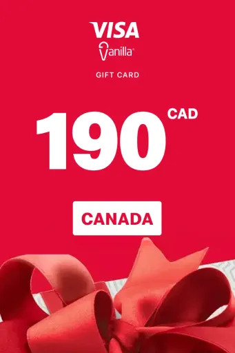 Vanilla Visa 190 CAD Gift Card (Canada) - Digital Key