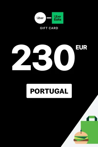 Uber & Uber Eats 230 EUR Gift Card (Portugal) - Digital Key
