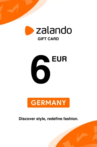 Zalando 6 EUR Gift Card (Germany) - Digital Key