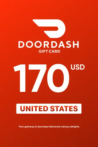 DoorDash 170 USD Gift Card (United States) - Digital Key