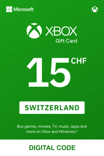 Xbox 15 CHF Gift Card (Switzerland) - Digital Key