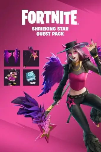 Fortnite - Shrieking Star Quest Pack + 1,000 V-Bucks Challenge DLC (United Kingdom) (Xbox One / Xbox Series X|S) - Xbox Live - Digital Key