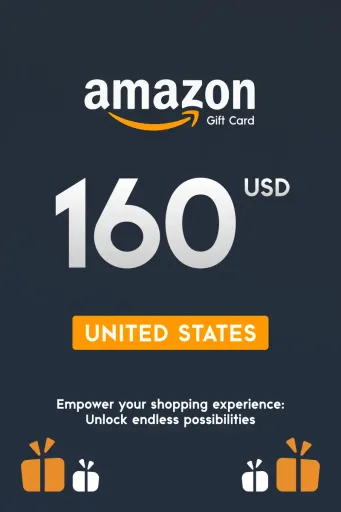 Amazon 160 USD Gift Card (United States) - Digital Key