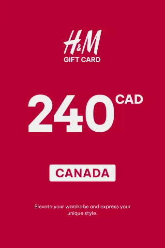 H&M 240 CAD Gift Card (Canada) - Digital Key
