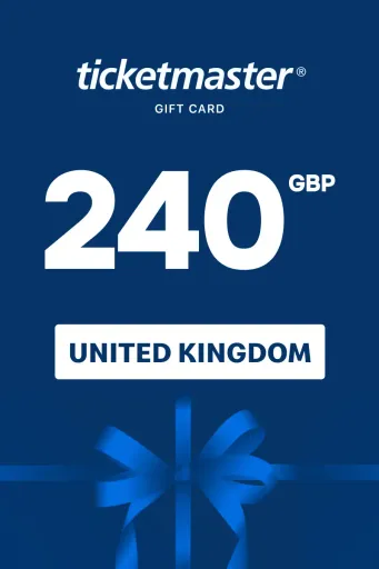 Ticketmaster 240 GBP Gift Card (United Kingdom) - Digital Key
