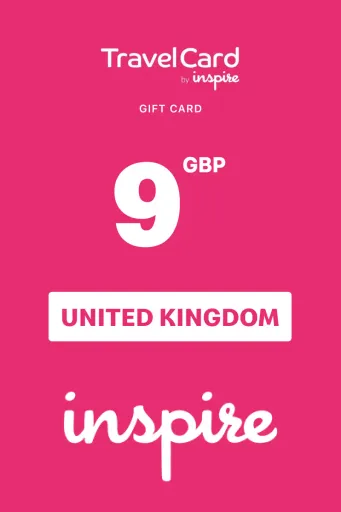 TravelCard by Inspire 9 GBP Gift Card (United Kingdom) - Digital Key