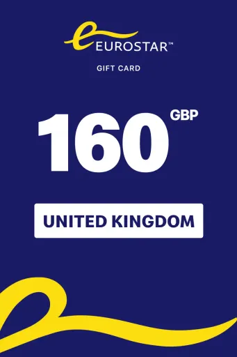 Eurostar 160 GBP Gift Card (United Kingdom) - Digital Key