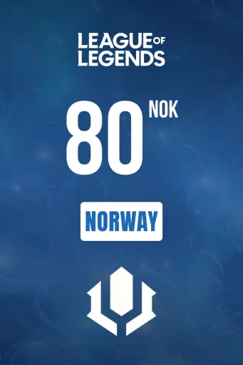 League of legends 80 NOK Gift Card (Norway) - Digital Key