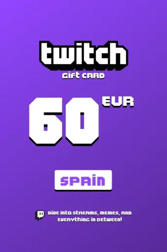 Twitch 60 EUR Gift Card (Spain) - Digital Key