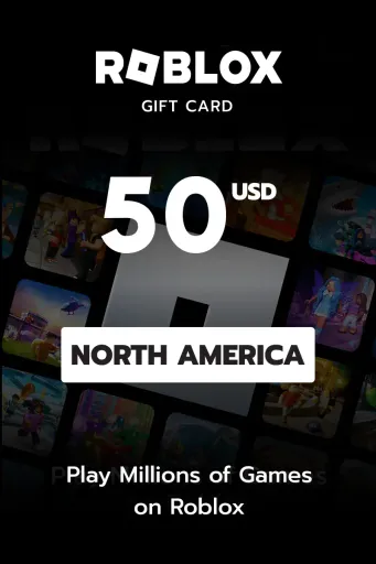 Roblox 50 USD Gift Card (North America) - Digital Key