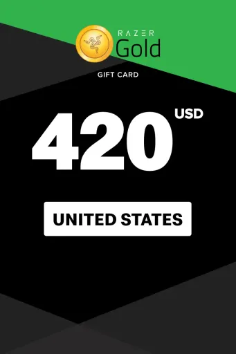 Razer Gold 420 USD Gift Card (United States) - Digital Key