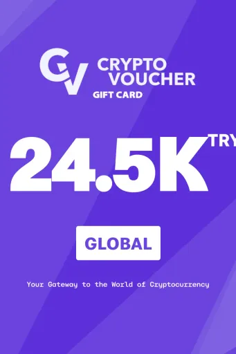 Crypto Voucher 24500 TRY Gift Card (Global) - Digital Key