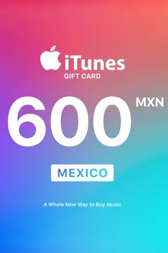 Apple iTunes 600 MXN Gift Card (Mexico) - Digital Key