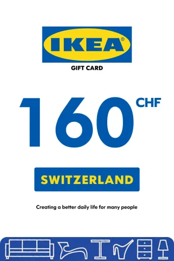 IKEA 160 CHF Gift Card (Switzerland) - Digital Key