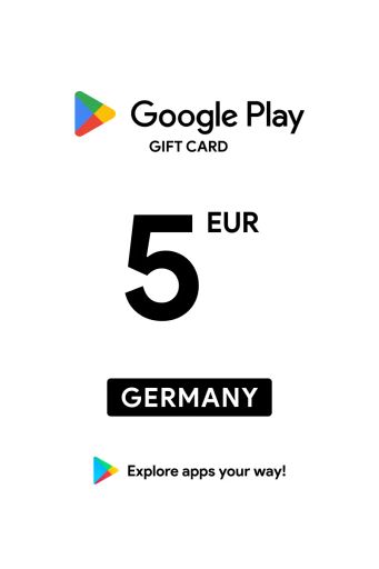 Google Play 5 EUR Gift Card (Germany) - Digital Key