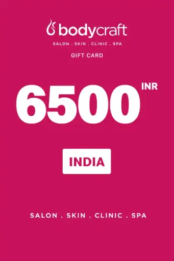 Body Craft 6500 INR Gift Card (India) - Digital Key