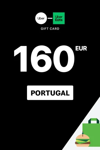 Uber & Uber Eats 160 EUR Gift Card (Portugal) - Digital Key