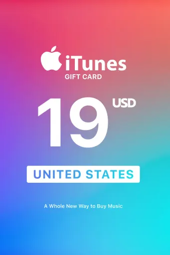 Apple iTunes 19 USD Gift Card (United States) - Digital Key