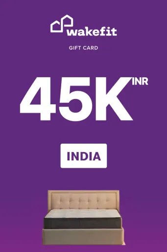 Product Image - Wakefit 45000 INR Gift Card (India) - Digital Key