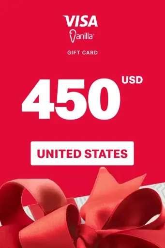 Vanilla Visa 450 USD Gift Card (United States) - Digital Key