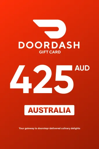 DoorDash 425 AUD Gift Card (Australia) - Digital Key