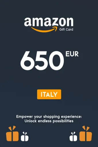 Amazon 650 EUR Gift Card (Italy) - Digital Key