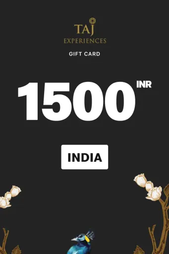 Product Image - Taj Experiences 1500 INR Gift Card (India) - Digital Key