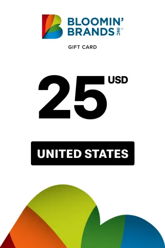 Bloomin' Brands 25 USD Gift Card (United States) - Digital Key
