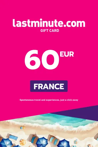 lastminute.com 60 EUR Gift Card (France) - Digital Key