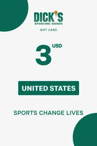 Dick's Sporting Goods 3 USD Gift Card (United States) - Digital Key