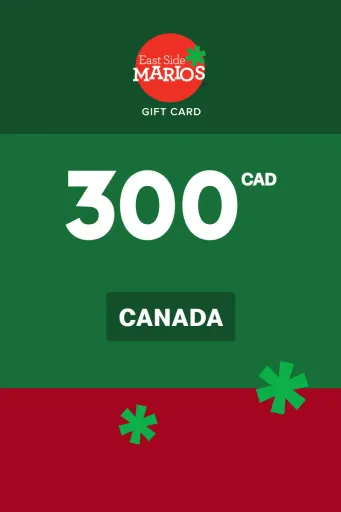 Product Image - East Side Mario's 300 CAD Gift Card (Canada) - Digital Key