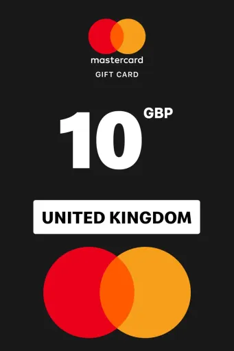 Prepaid Virtual Mastercard 10 GBP Gift Card (United Kingdom) - Digital Key