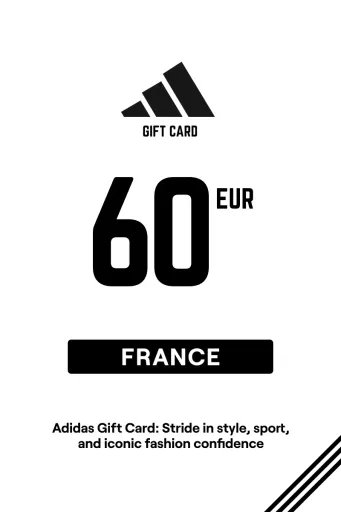 Adidas 60 EUR Gift Card (France) - Digital Key