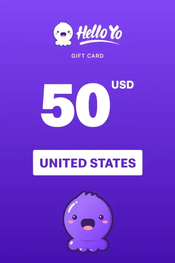 Product Image - Hello Yo 50 USD Gift Card (United States) - Digital Key