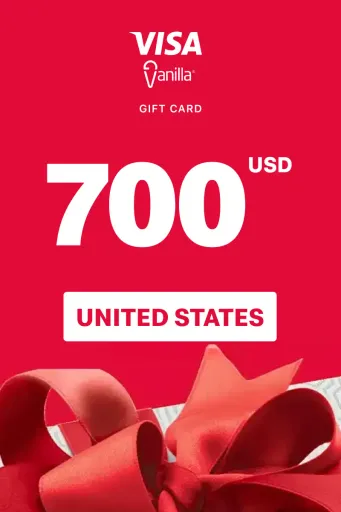 Vanilla Visa 700 USD Gift Card (United States) - Digital Key