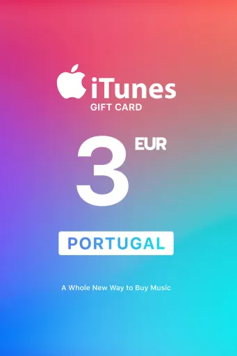 Apple iTunes 3 EUR Gift Card (Portugal) - Digital Key