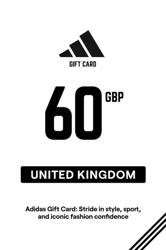 Adidas 60 GBP Gift Card (United Kingdom) - Digital Key