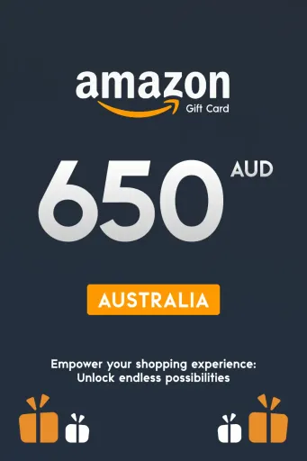 Amazon 650 AUD Gift Card (Australia) - Digital Key