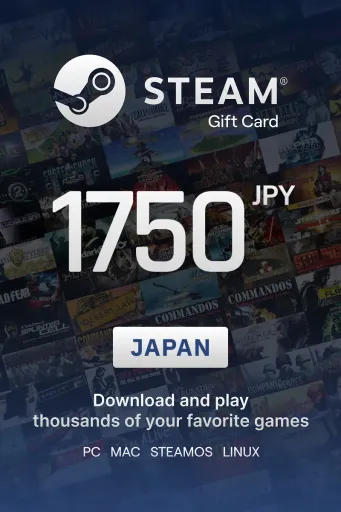 Steam Wallet 1750 JPY Gift Card (Japan) - Digital Key