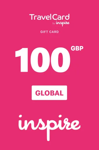 TravelCard by Inspire 100 GBP Gift Card (Global) - Digital Key