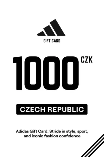 Adidas 1000 CZK Gift Card (Czech Republic) - Digital Key