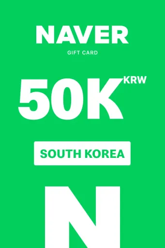 Naver Pay 50000 KRW Gift Card (South Korea) - Digital Key
