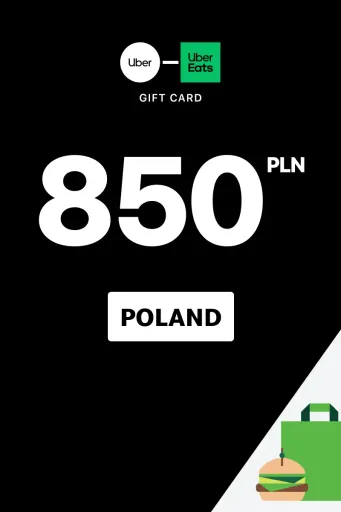 Uber & Uber Eats 850 PLN Gift Card (Poland) - Digital Key