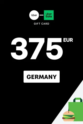 Uber & Uber Eats 375 EUR Gift Card (Germany) - Digital Key