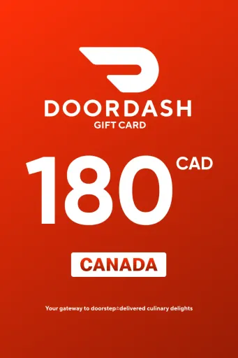 DoorDash 180 CAD Gift Card (Canada) - Digital Key