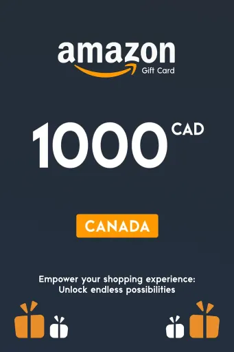 Amazon 1000 CAD Gift Card (Canada) - Digital Key